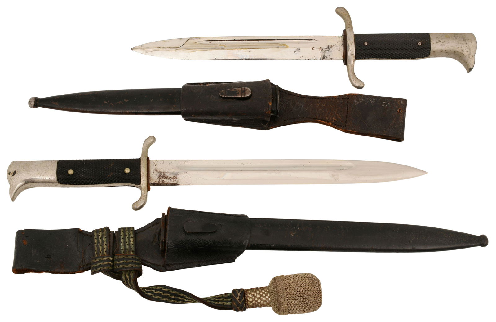 Two WW2 German Fireman's Dress Daggers: Two WW2 German Fireman's Dress Daggers