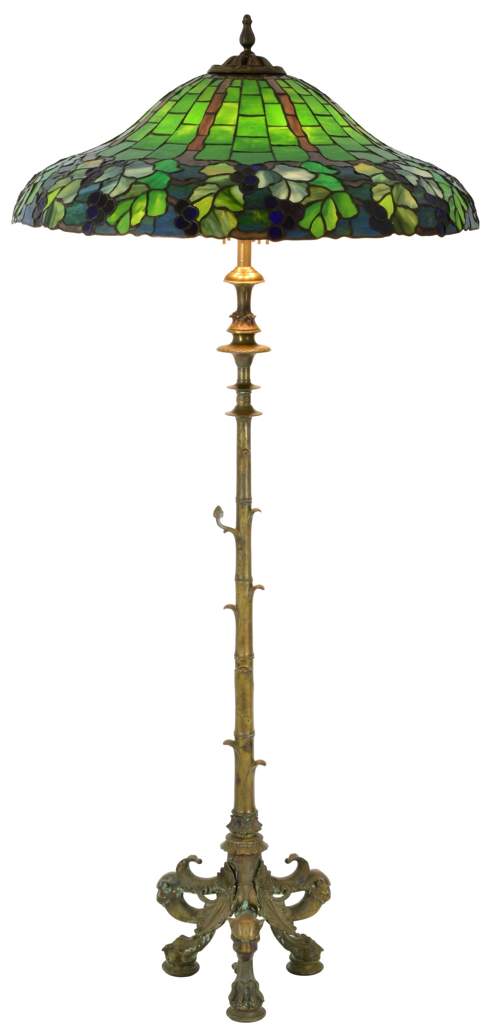 Duffner & Kimberly "Grape" Floor Lamp (1 of 14)