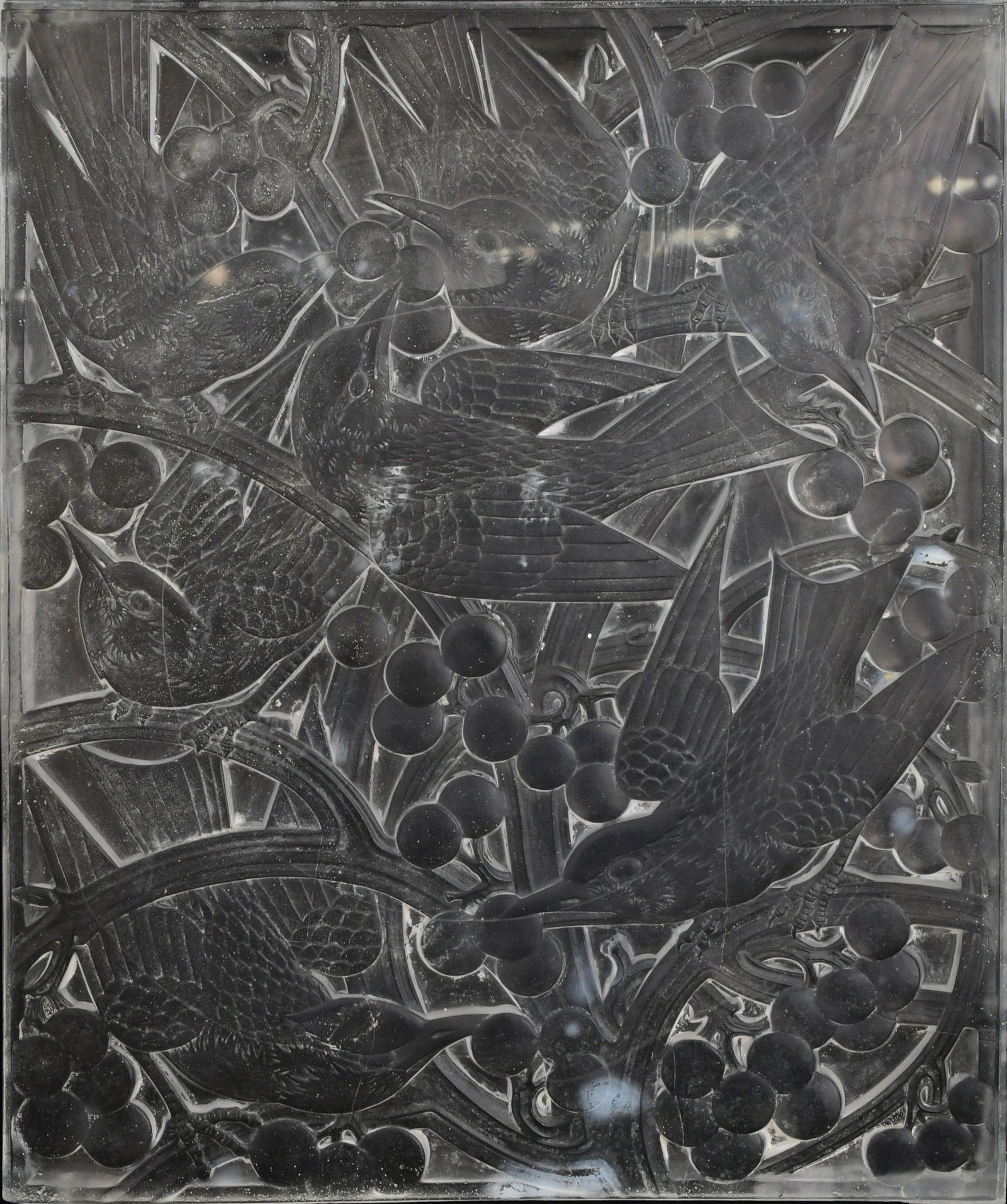 René Lalique "Merles et Raisins" Panel (1 of 4)