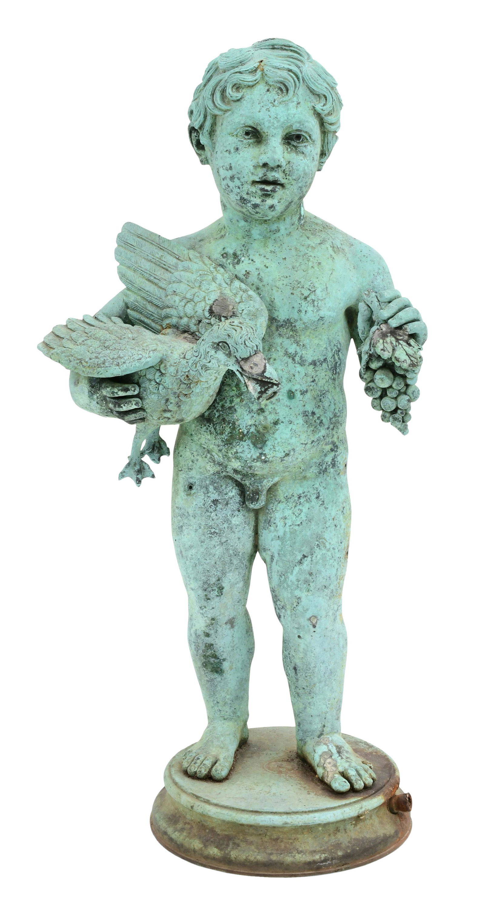 American Bronze Figural Fountain Top (1 of 9)