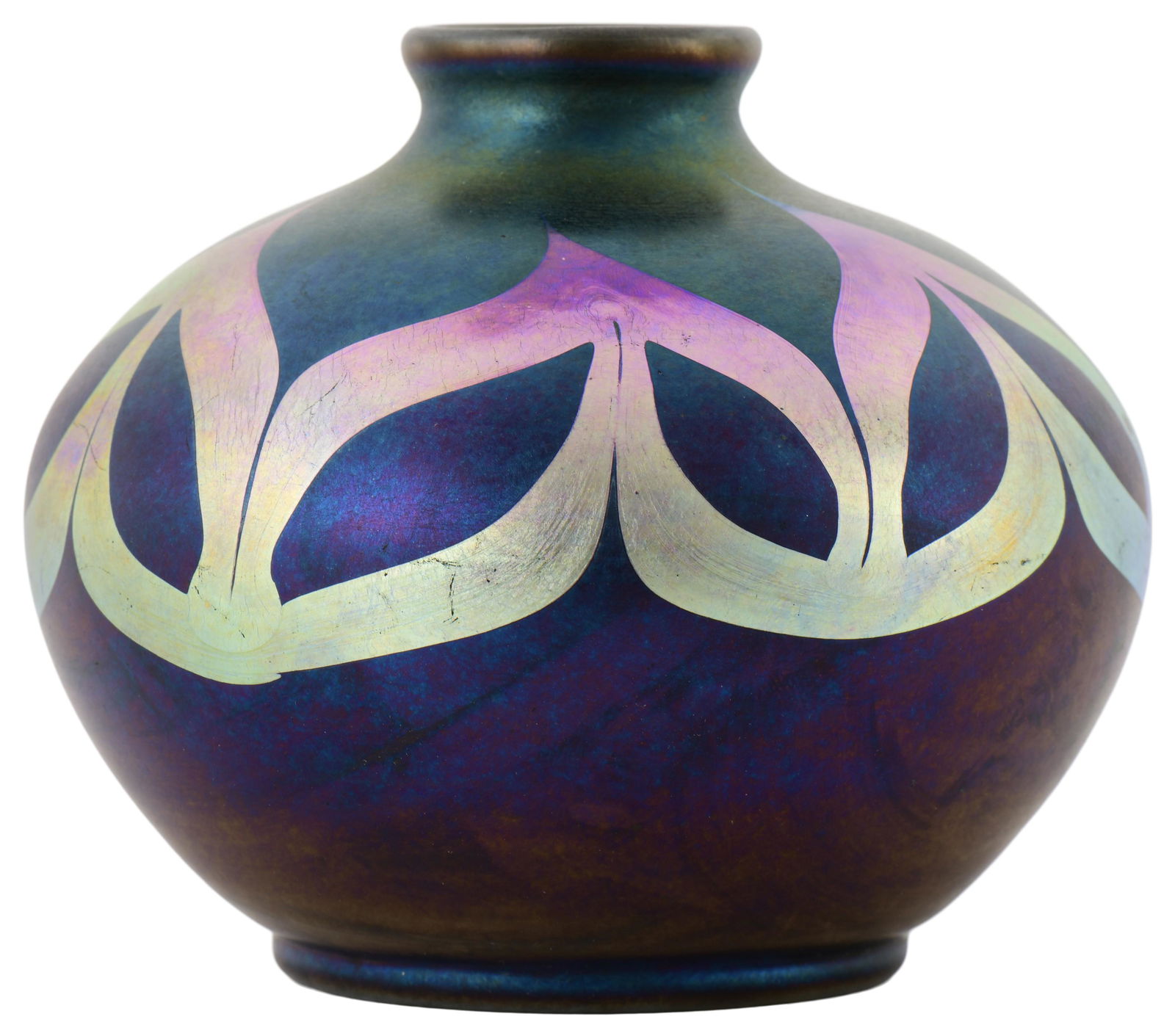 Tiffany Studios Favrile Glass Decorated Vase (1 of 6)