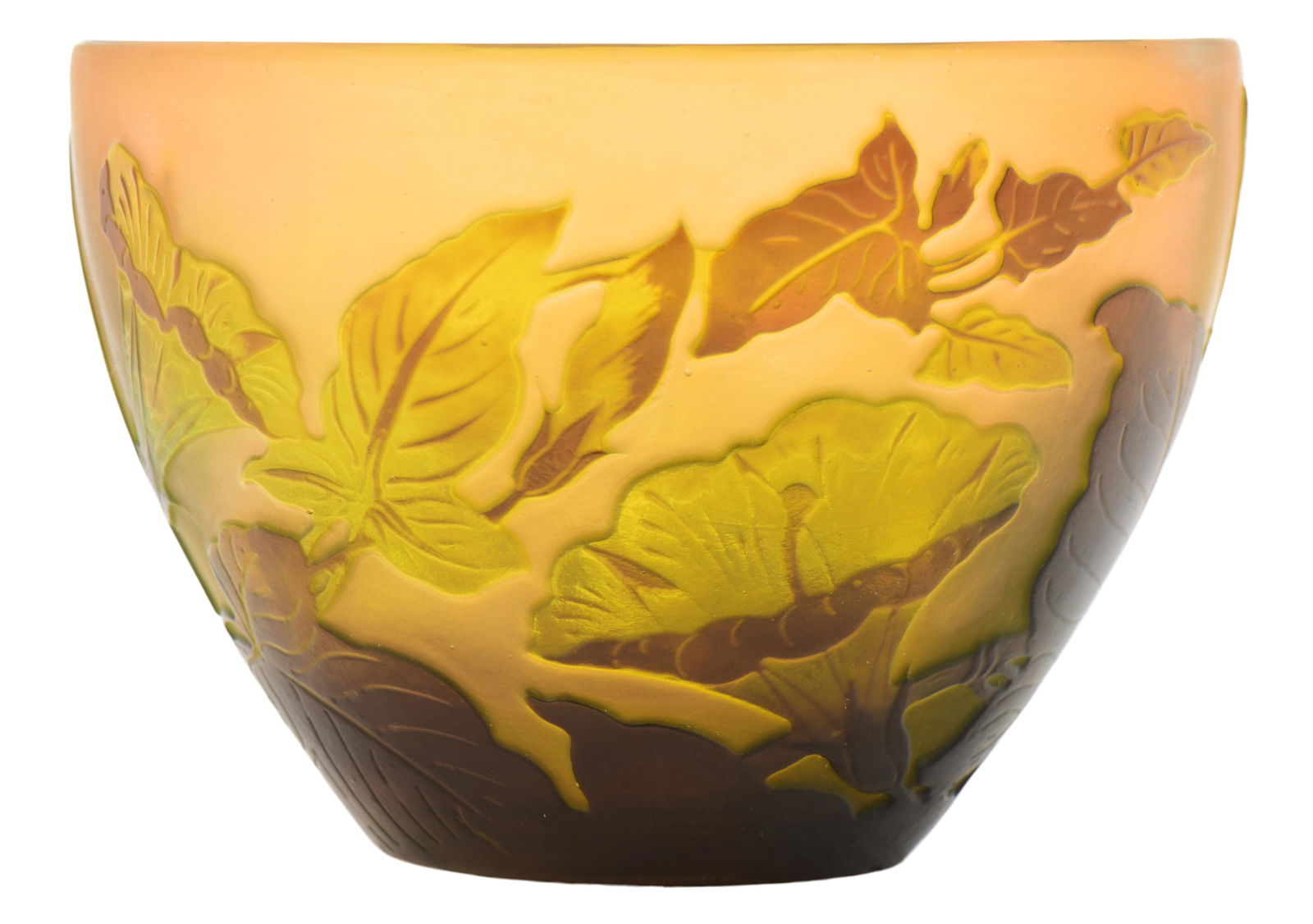 Émile Gallé Cameo Glass Floral Bowl (1 of 5)