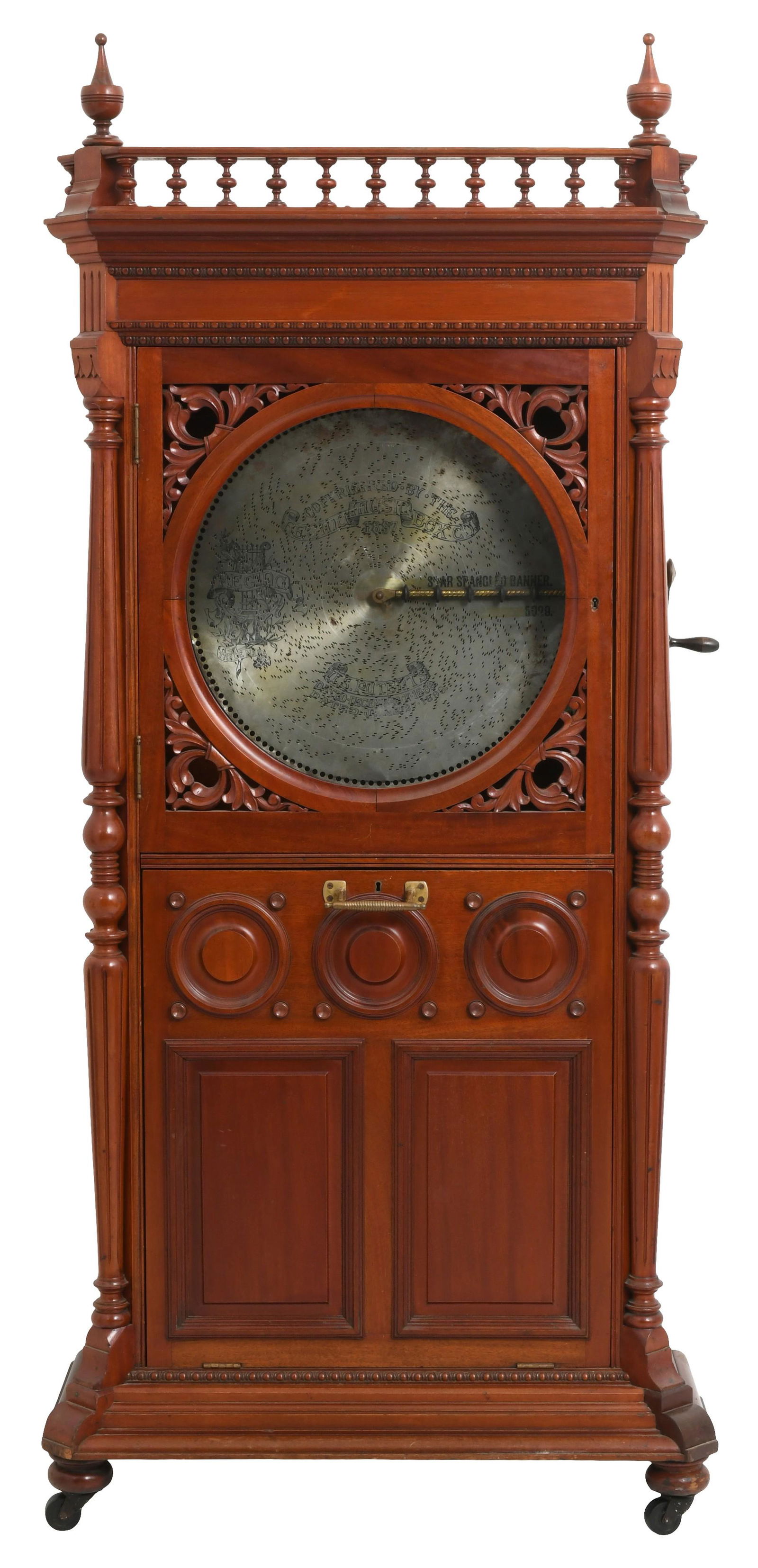 Regina "Sublima" Upright Music Box (0017) on Jun 25, 2022 Fontaine's