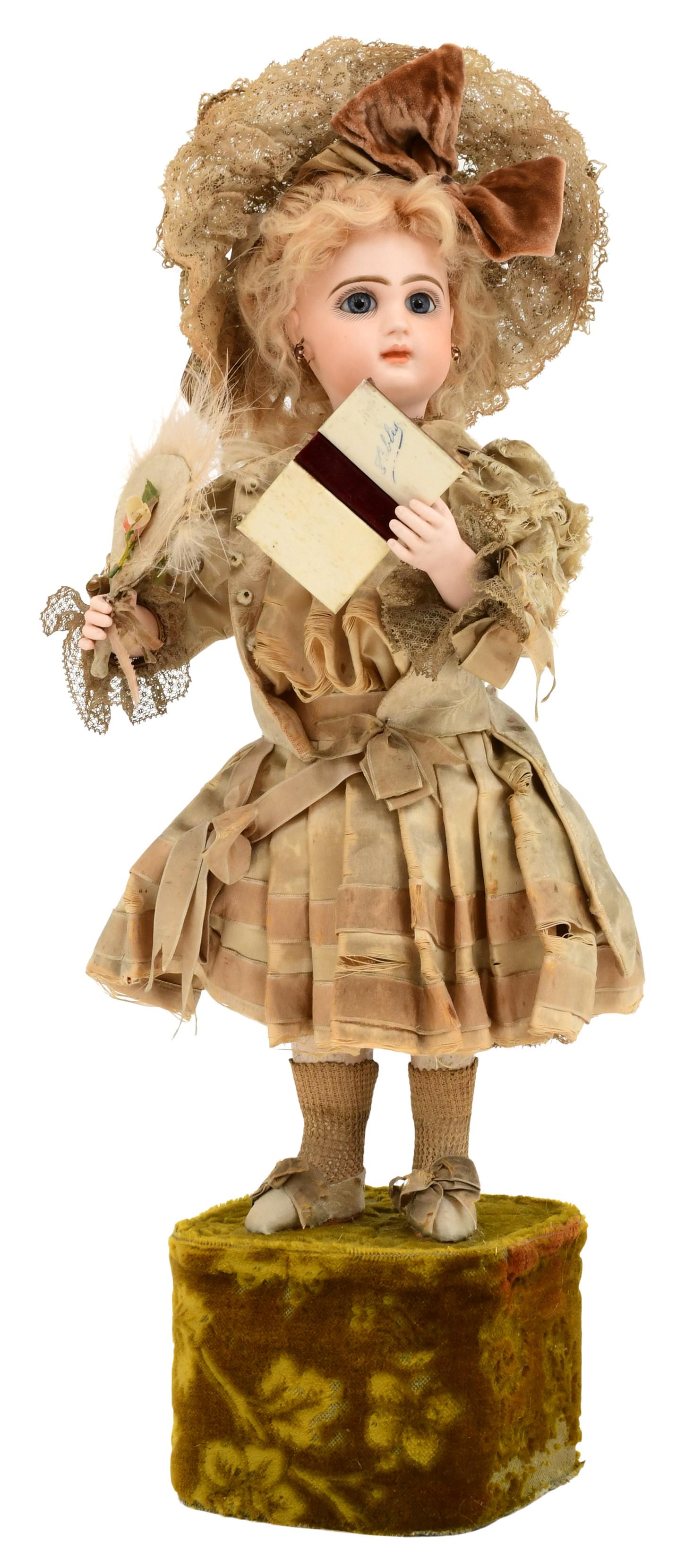 Leopold Lambert & Jumeau "Little Girl with Book of Fables" Musical Automaton (1 of 13)