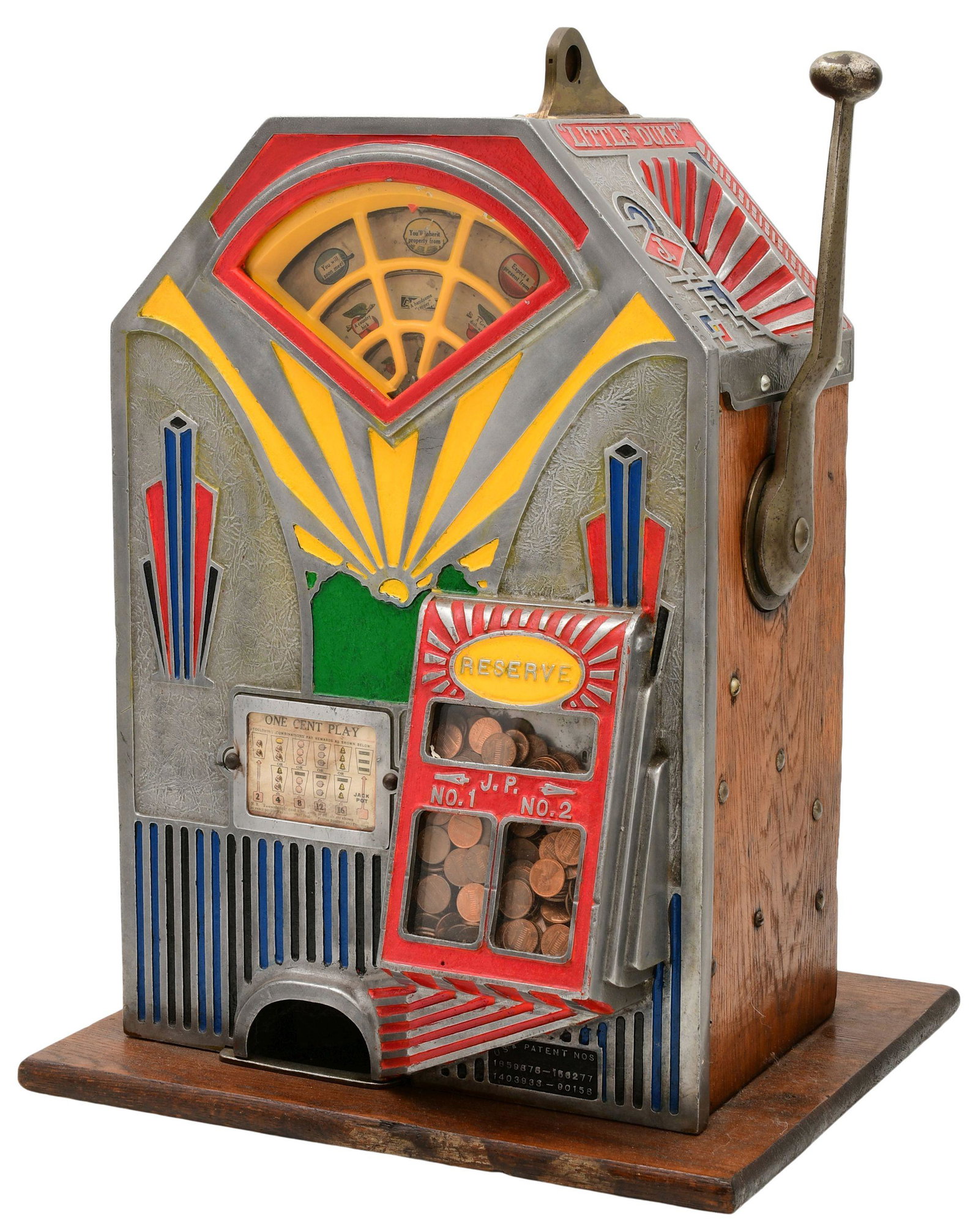 O.D. Jennings & Co. "Little Duke" 1 Cent Slot Machine (1 of 10)