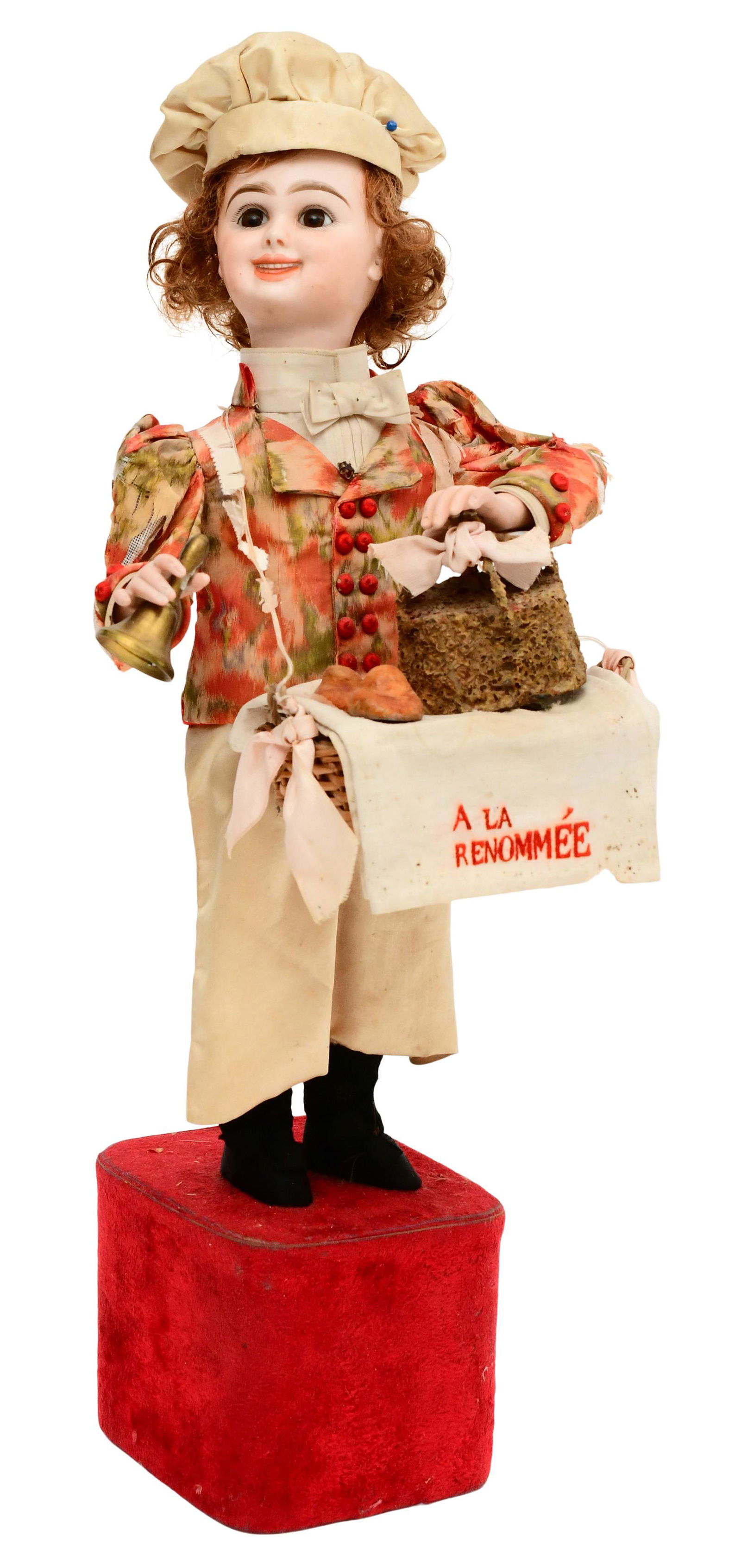 Leopold Lambert & Jumeau "Little Pastry Chef with Surprise" Musical Automaton (1 of 12)