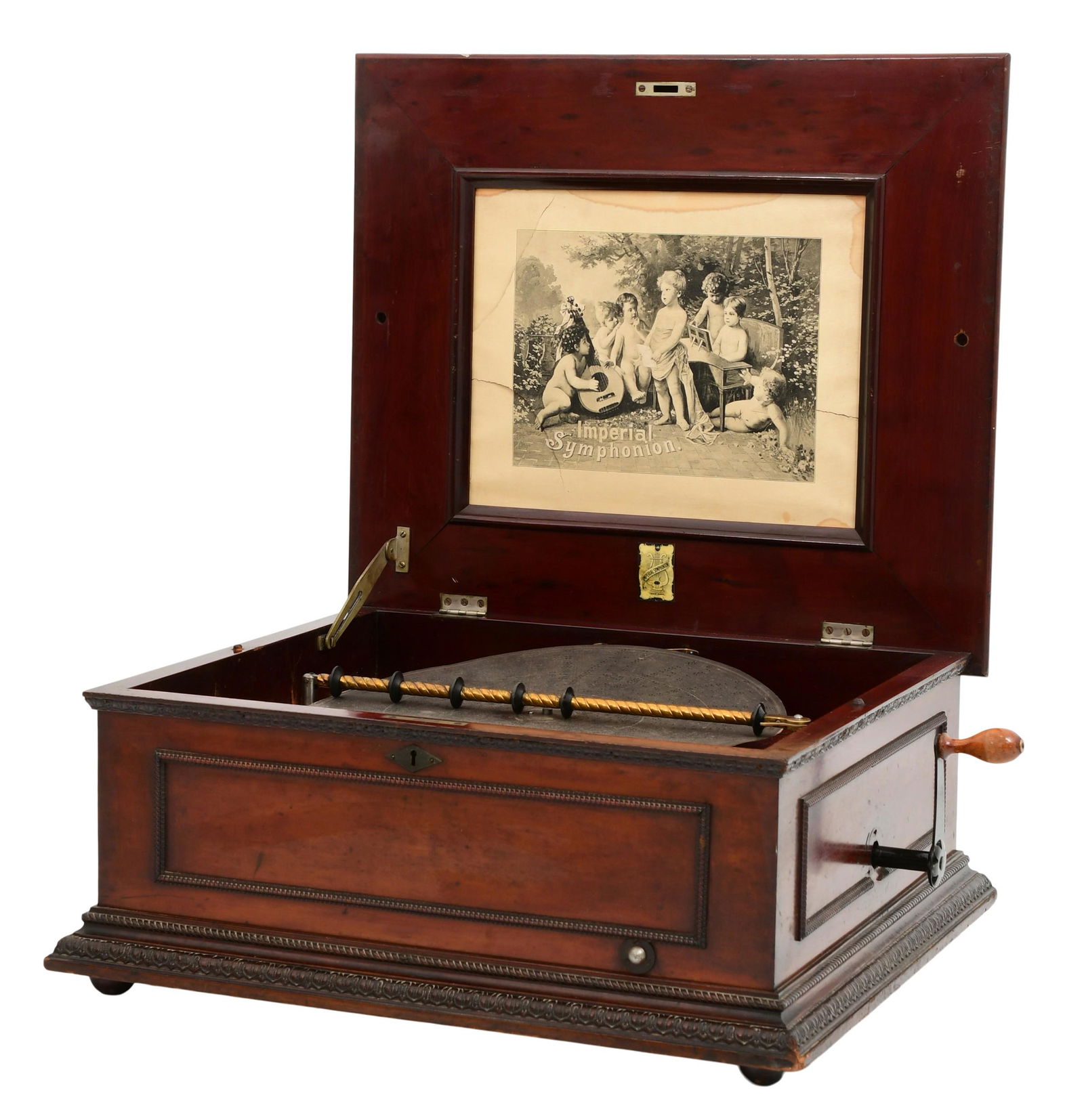 Symphonion Mfg. Co. "imperial" Disc Music Box