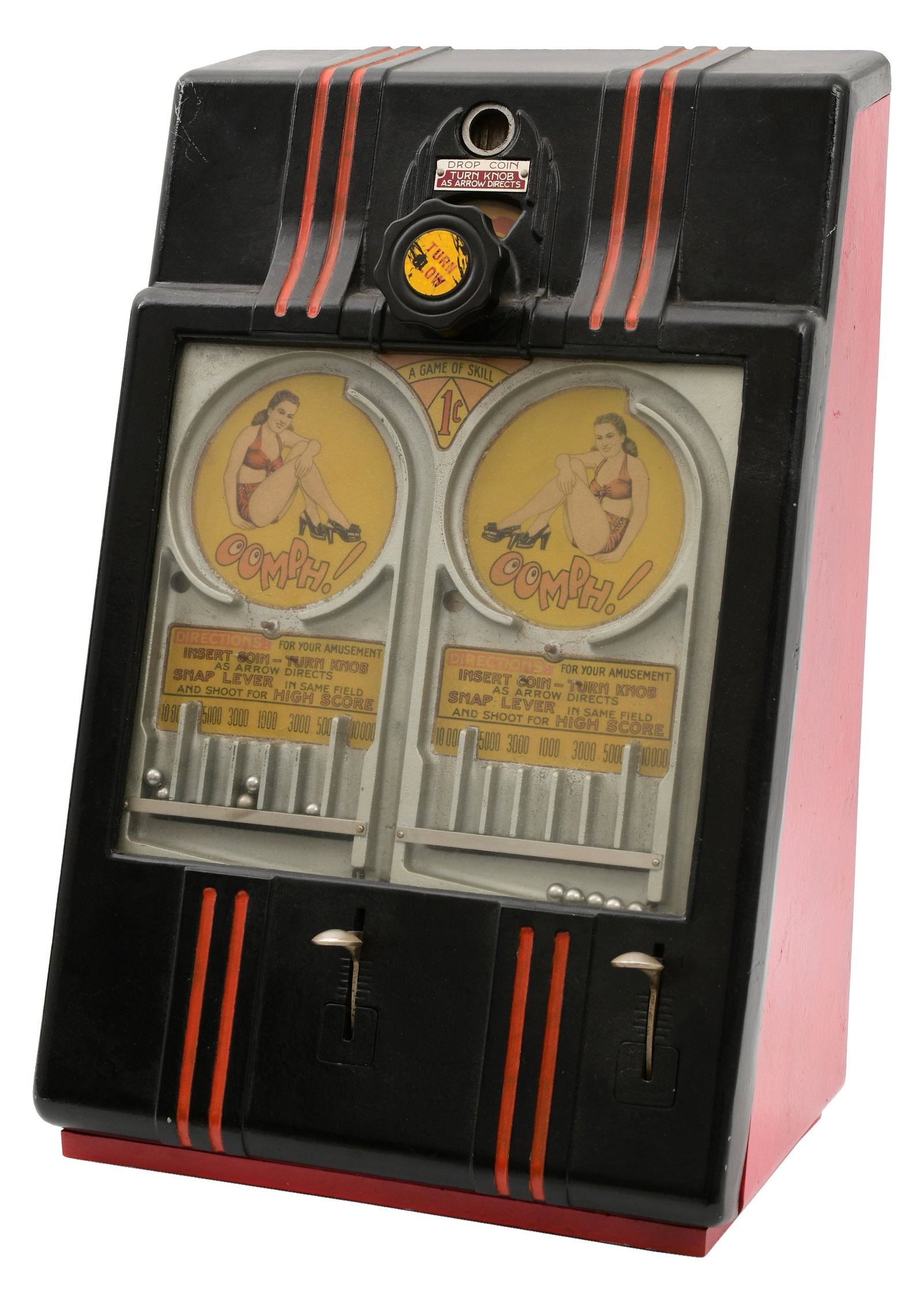 Daval Products Corp. "Oomph!" 1 Cent Coin-Op Game (1 of 9)
