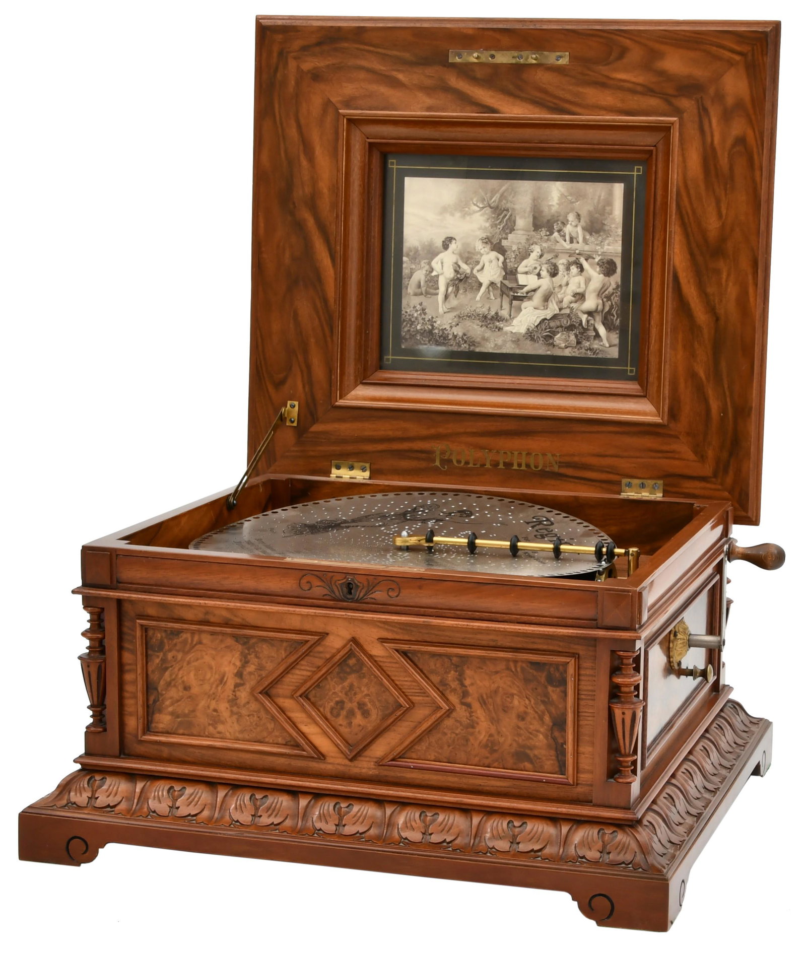 Walnut Polyphon Music Box (1 of 12)