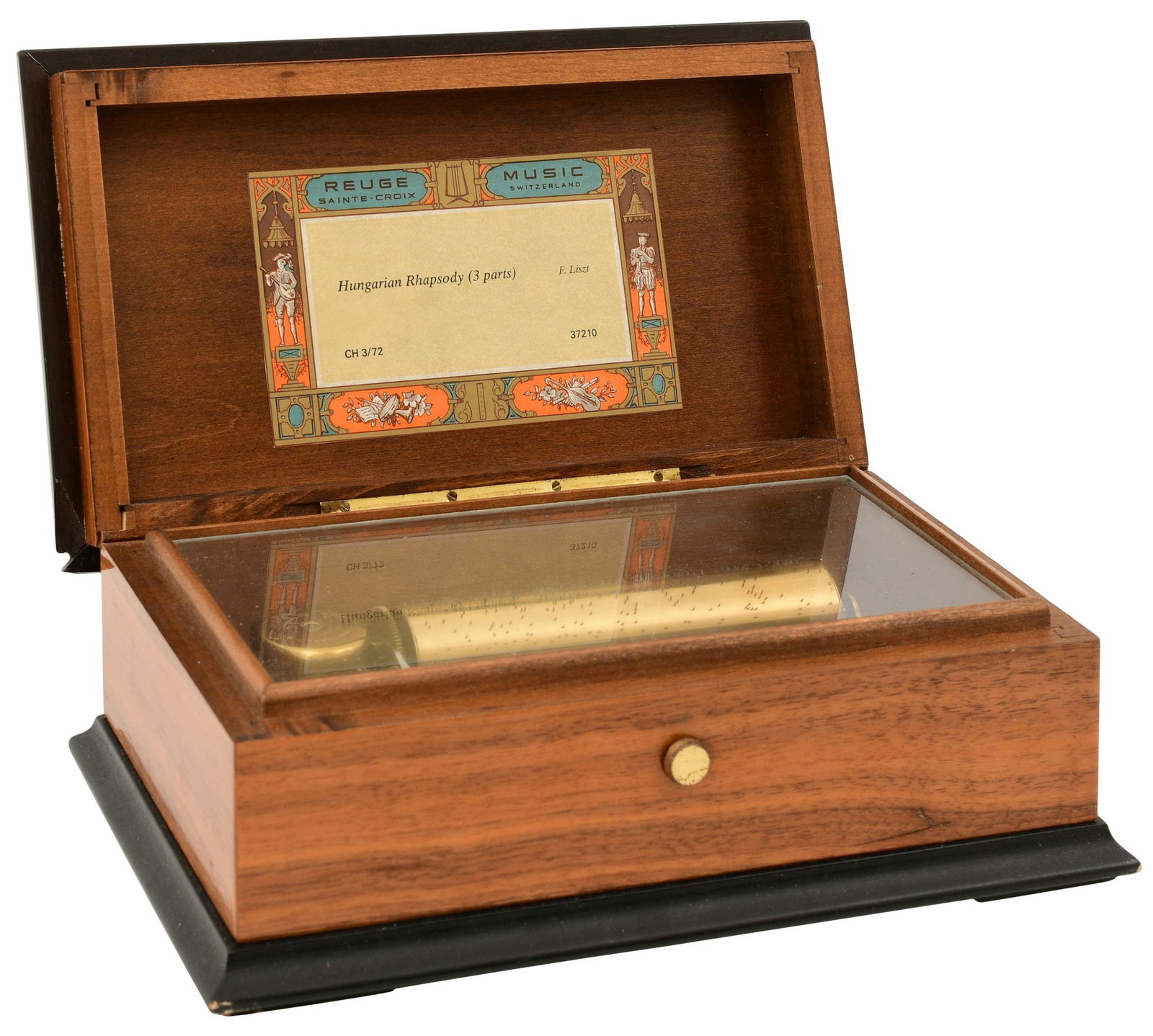 Reuge Music, Switzerland, "Hungarian Rhapsody" Cylinder Music Box (1 of 10)