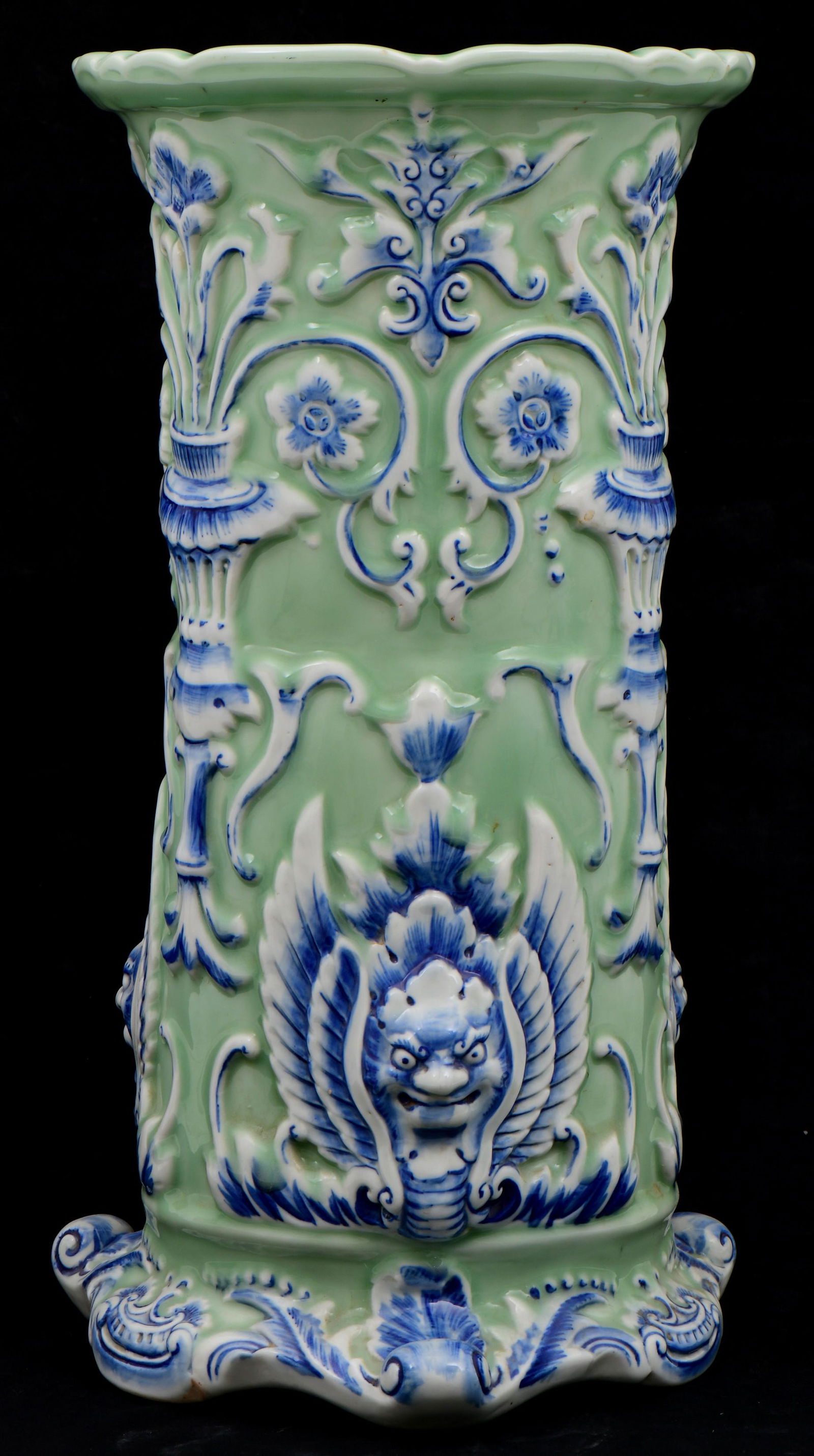 Celadon Porcelain Umbrella Stand (1 of 6)