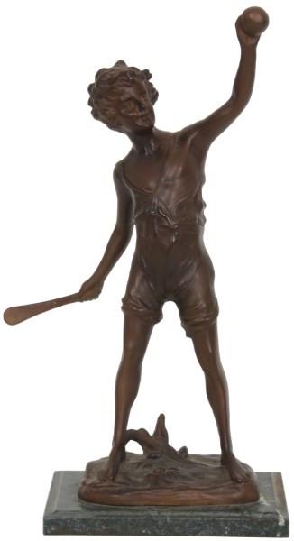 Franz Iffland (German, 1862-1935), "Cricket Boy" (1 of 10)