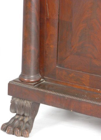 Lg. Mahogany Empire Sideboard - 2