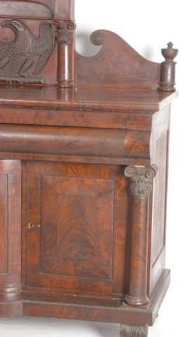 Lg. Mahogany Empire Sideboard - 4