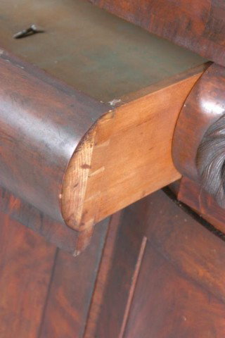 Lg. Mahogany Empire Sideboard - 7