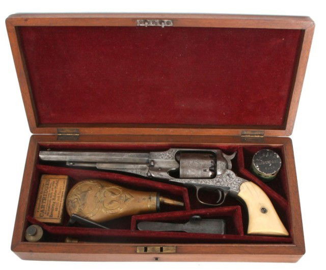 Cased 1858 Engraved Remington New Model Sep 10, 2011 Fontaine's