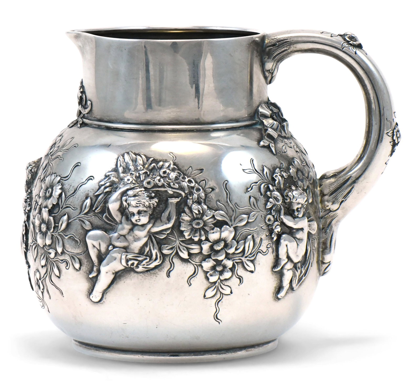 Tiffany & Co. Sterling Silver Repoussé Pitcher (1 of 7)