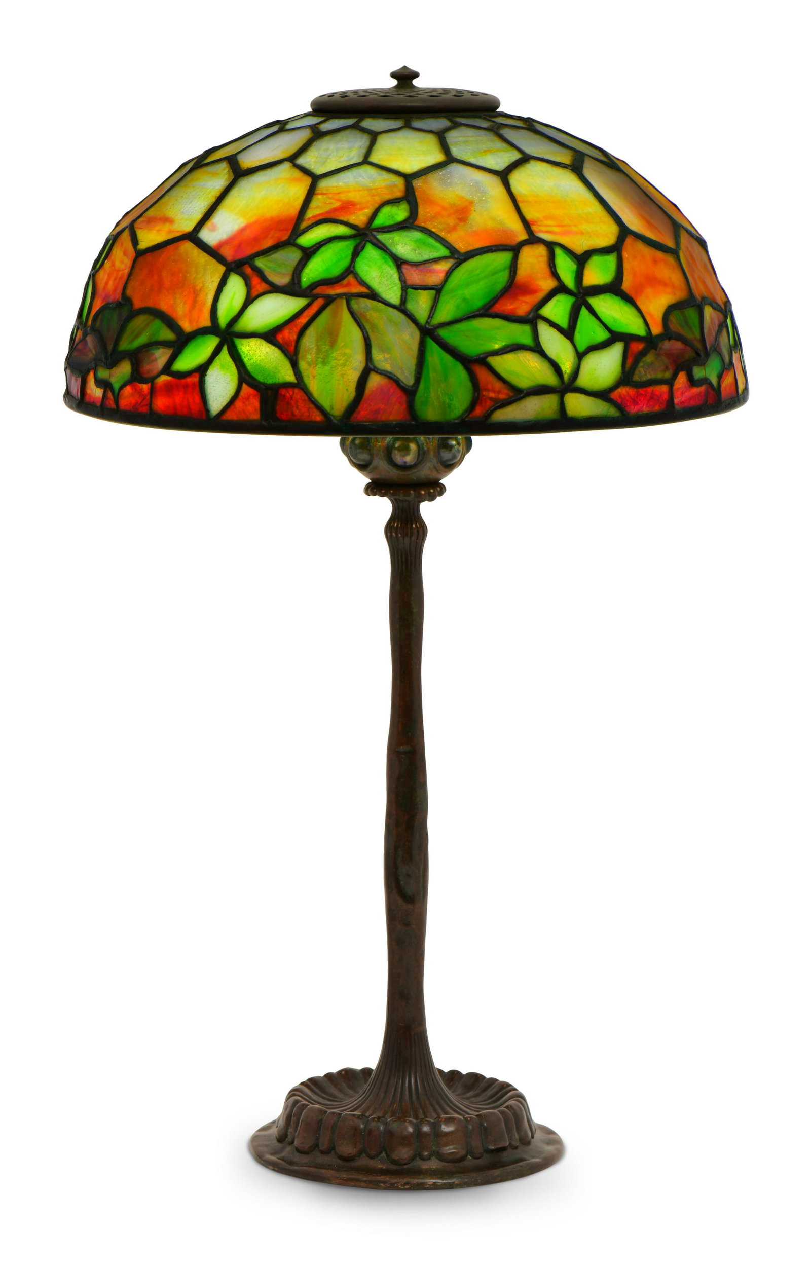 Tiffany Studios "Woodbine" Table Lamp (1 of 14)