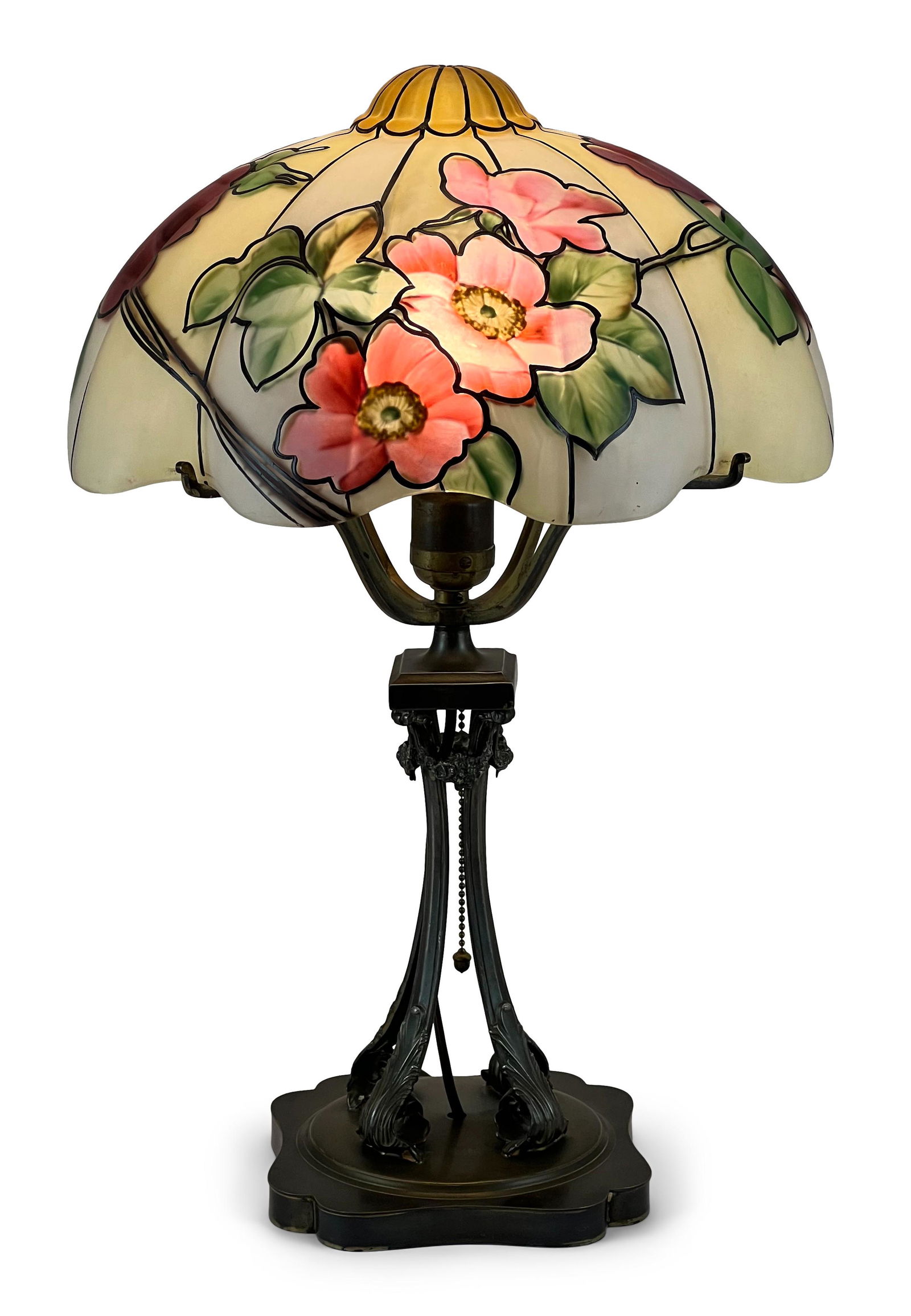 Pairpoint Floral Table Lamp (1 of 7)