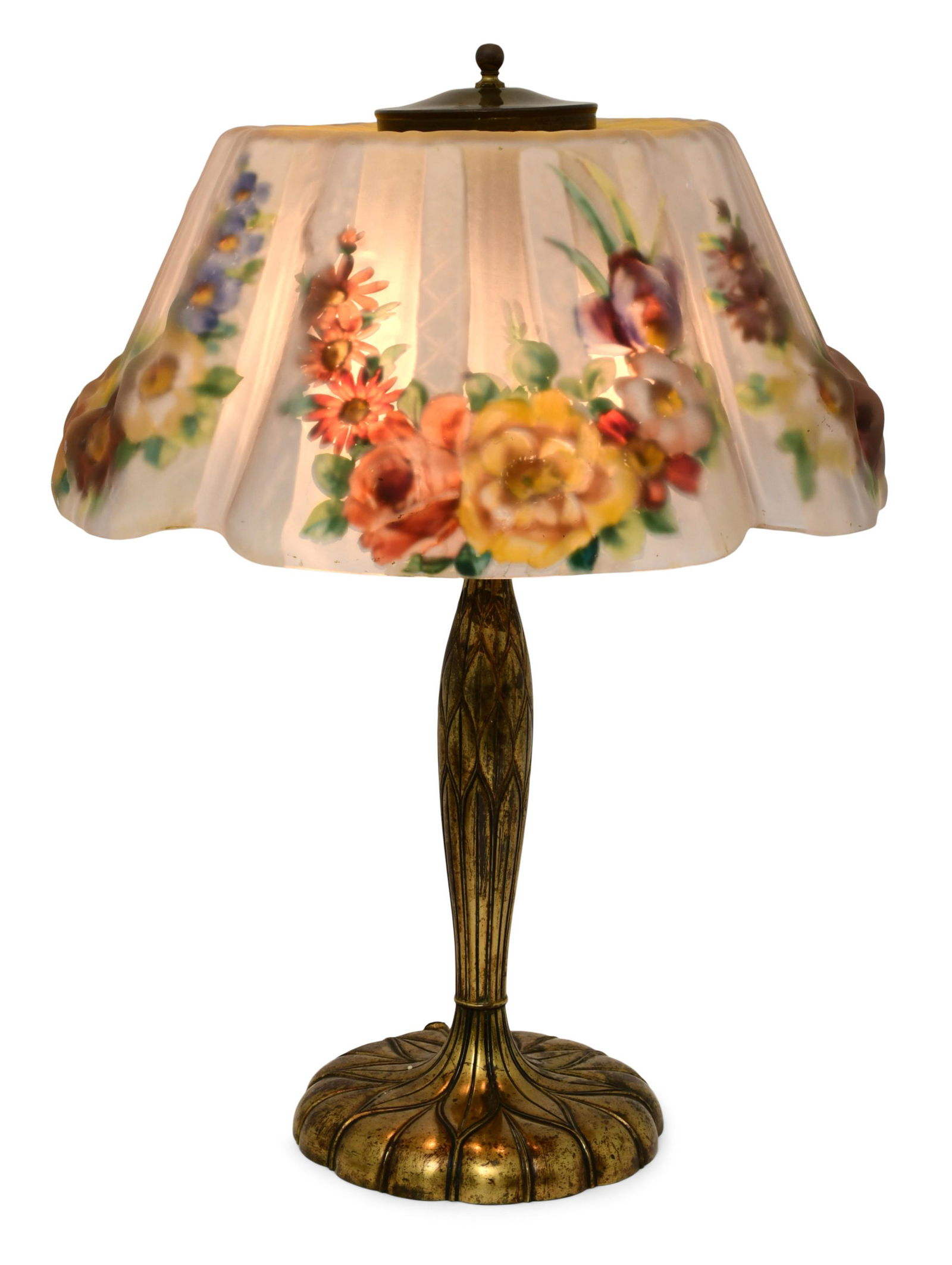 Pairpoint "Devonshire" Floral Table Lamp (1 of 12)