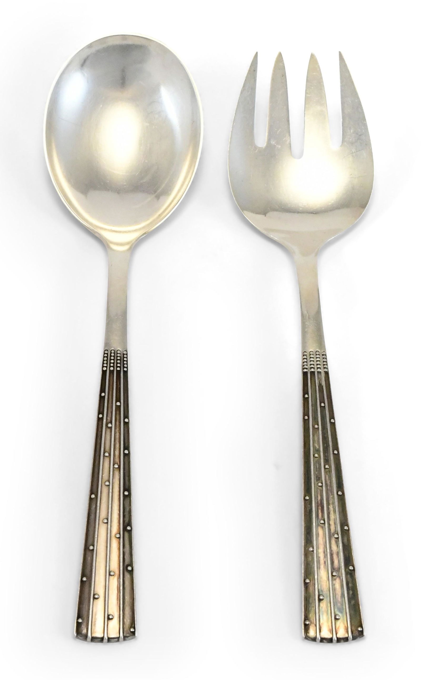 Two Danish Sterling Silver Serving Pieces by O. Mogensen (1 of 4)