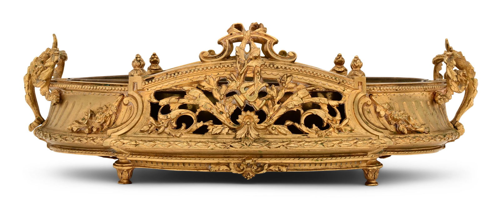 French Louis XVI-Style Gilt Bronze Jardiniere (1 of 6)
