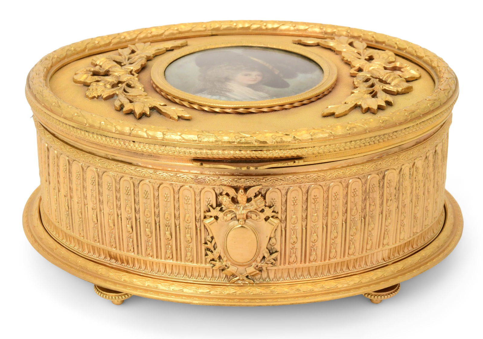 French Gilt Brass Dresser Box (1 of 7)