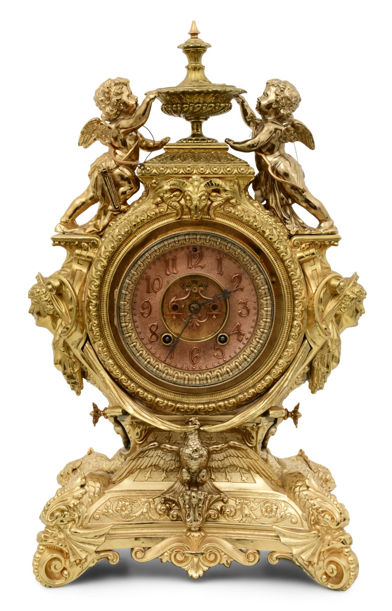 Ansonia Clock Co. "Lydia" Mantel Clock (1 of 10)