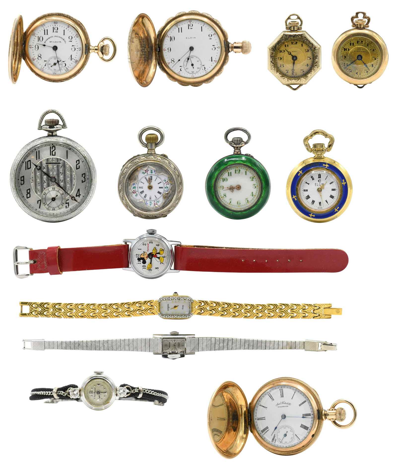 Group of Watches & Pocket Watches (1 of 1)