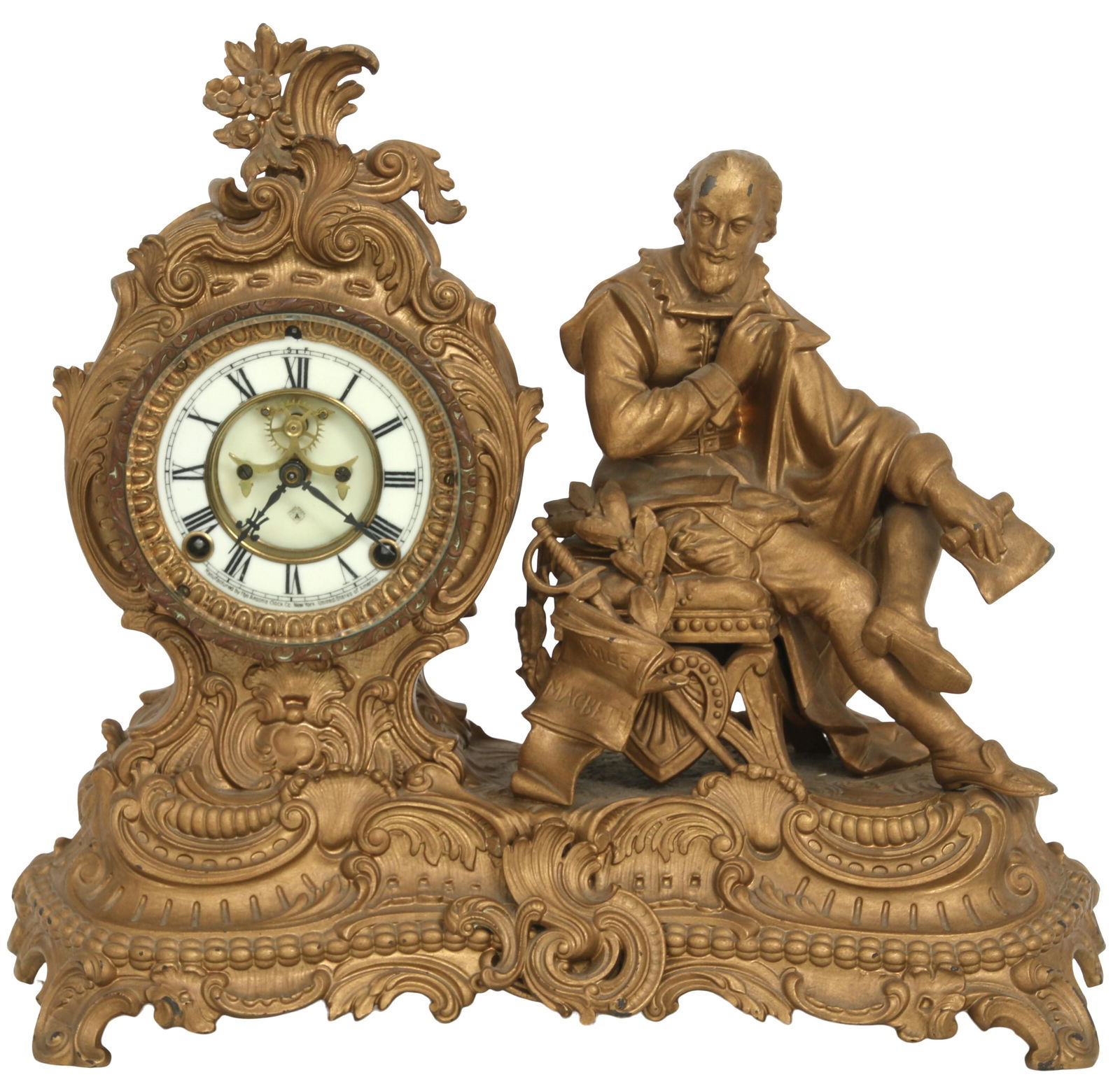 Ansonia Clock Co. "Macbeth" Mantel Clock (1 of 12)