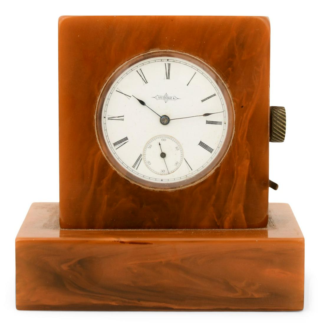 Aurora Bakelite Desk Clock (1 of 7)