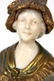 240: G. Omerth Bronze & Ivory Woman - 5