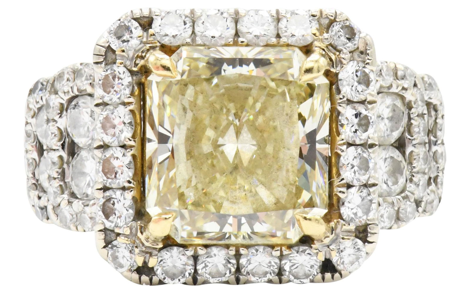 18K White Gold & 4.98 Carat Diamond Ring (1 of 5)