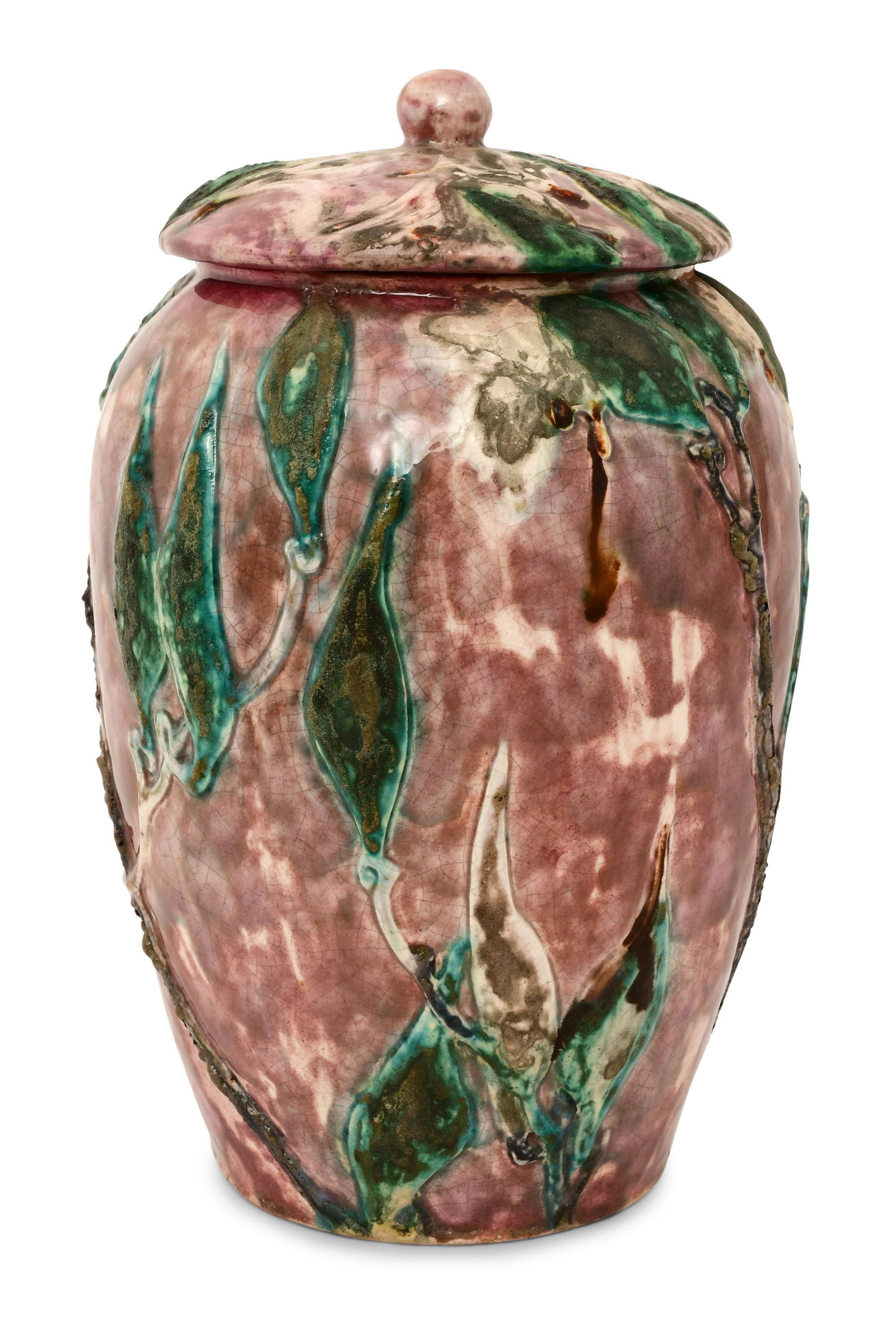 Tiffany Studios Pottery Covered Jar (1 of 5)