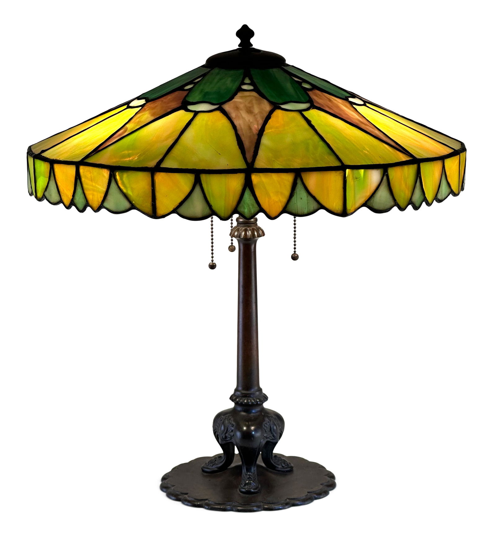 Duffner & Kimberly Leaded Glass Table Lamp (1 of 7)
