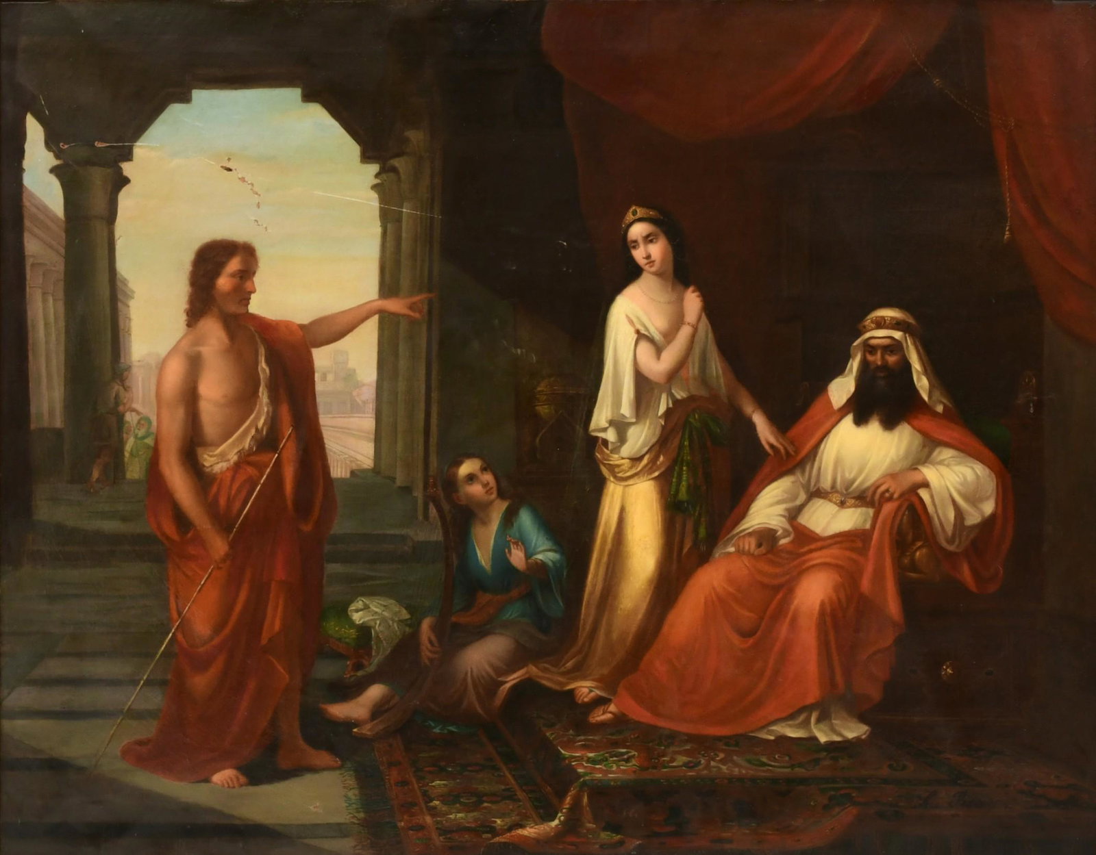 Louis Pisani (Italian, 19th Century), After Giovanni Fattori (Italian, 1825-1908), "St. John the (1 of 7)