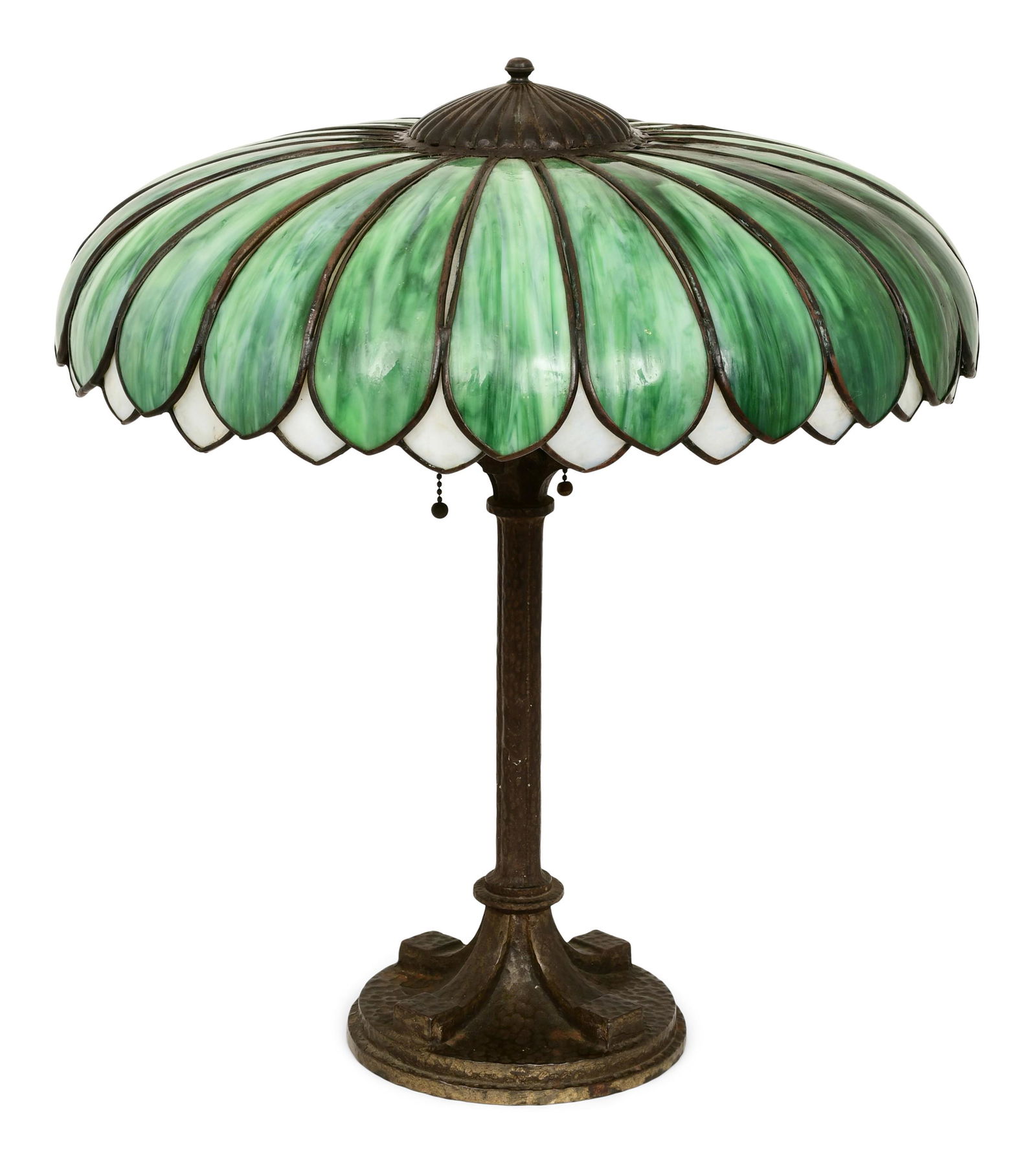 John Morgan & Sons "Lotus Leaf" Table Lamp (1 of 6)