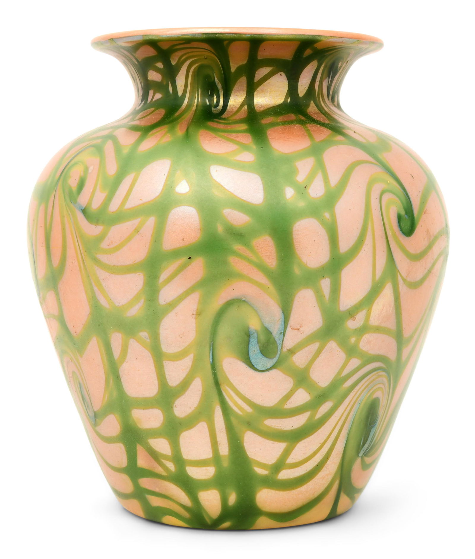 Durand Iridescent Glass "King Tut" Vase (1 of 5)