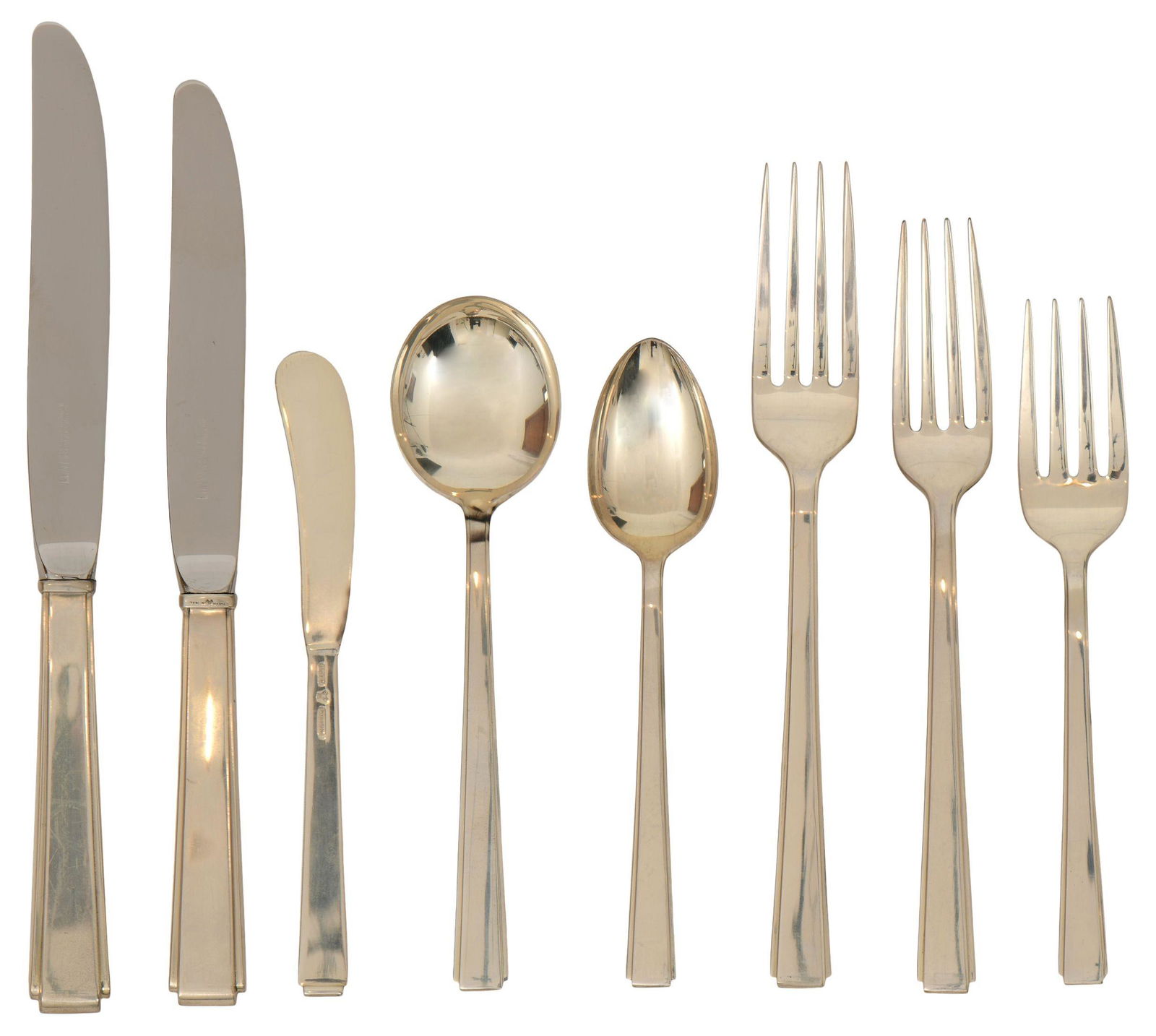 Lunt "Modern Classic" Sterling Silver Flatware Set, 48 Pieces (1 of 5)