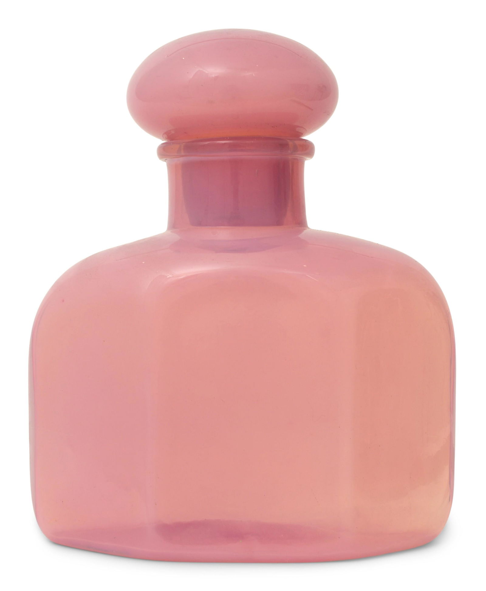 Oversized Pink Murano Glass Display Perfume Bottle (1 of 4)