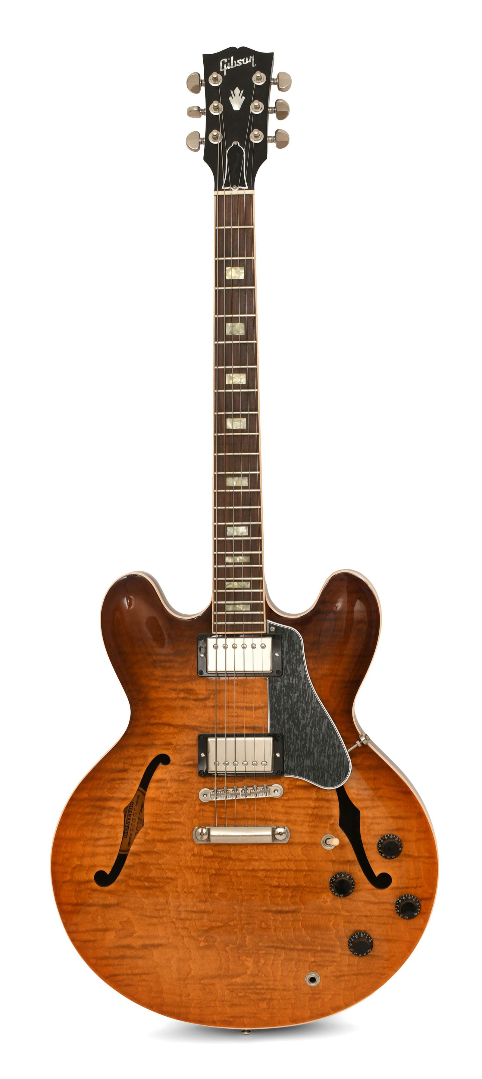 Gibson ES-335 Guitar with Case, Serial No. 13656714: Gibson ES-335 Guitar with Case, Serial No. 1365671444 1/2 x 18 x 5 inches (case)Provenance: Private Collection, Connecticut