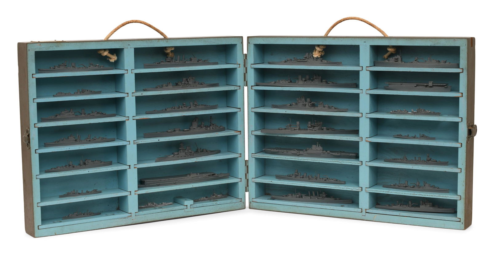 U.S. Navy Bureau of Aeronautics Special Devices Division Ship Models by H.A. Framburg & Co.,: U.S. Navy Bureau of Aeronautics Special Devices Division Ship Models by H.A. Framburg & Co., Chicago, Illinoiscirca 194013 1/2 x 17 x 4 inchesProvenance: Private Collection, Massachusetts