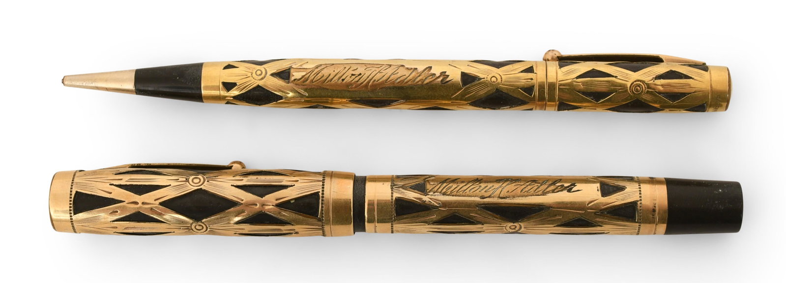 Waterman's Ballpoint Pen and Fountain Pen Belonging to Milton H. Adler: Waterman's Ballpoint Pen and Fountain Pen Belonging to Milton H. Adler 20th century each marked "Waterman's / Made In U.S.A. / Milton H. Adler" 5 in. long Milton H. Adler was a former assist