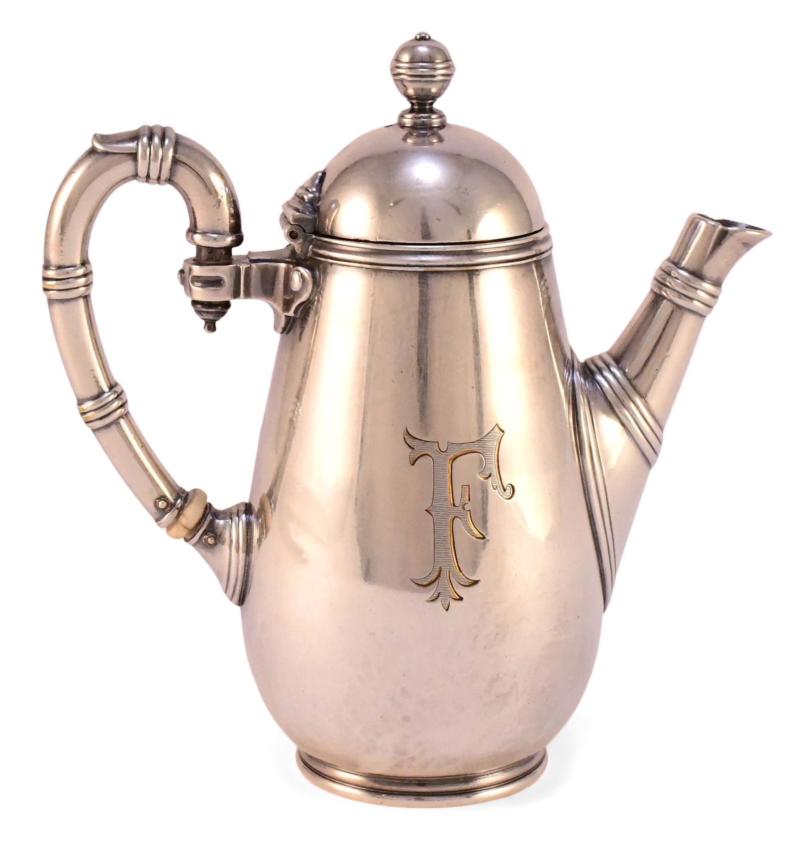 Christofle Silver-Plated Small Teapot: Christofle Silver-Plated Small Teapotearly 20th centurymarked "Christofle / 14 / 1478016"5 1/4 x 5 x 2 1/2 inchesProvenance: Private Collection, Virginia