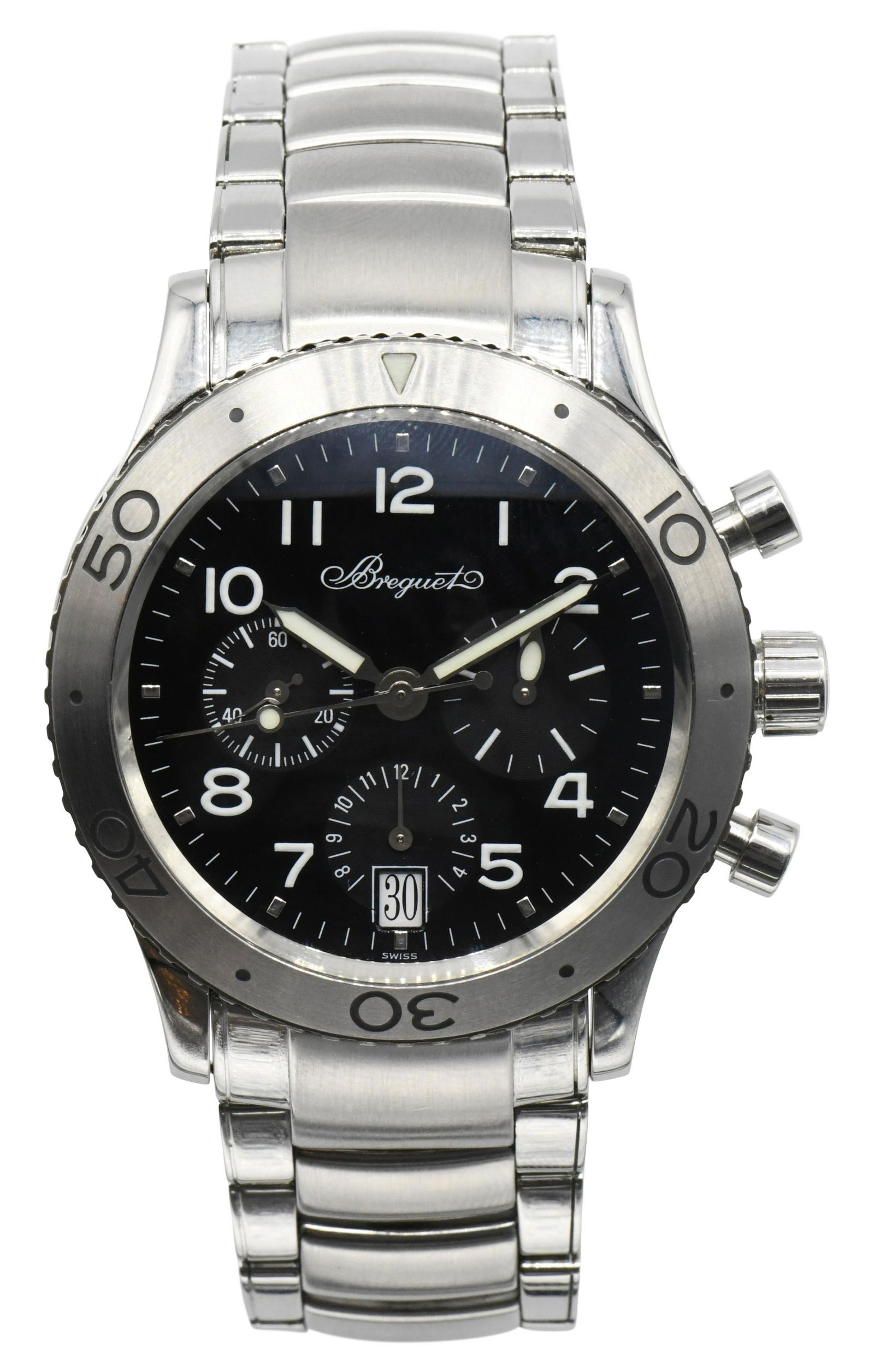 Breguet Type XX, Reference 3820, Stainless Steel Wristwatch, Circa 2008 (1 of 3)