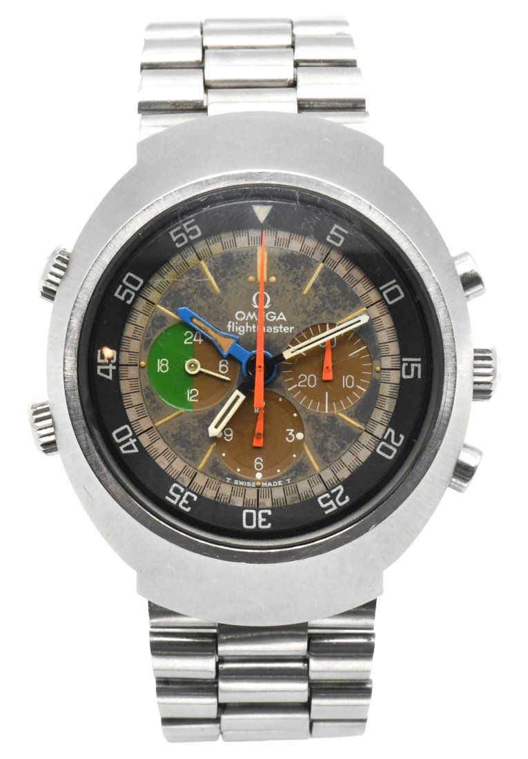 Omega Flightmaster, Reference 145.013, Stainless Steel Wristwatch, Circa 1969 (1 of 4)