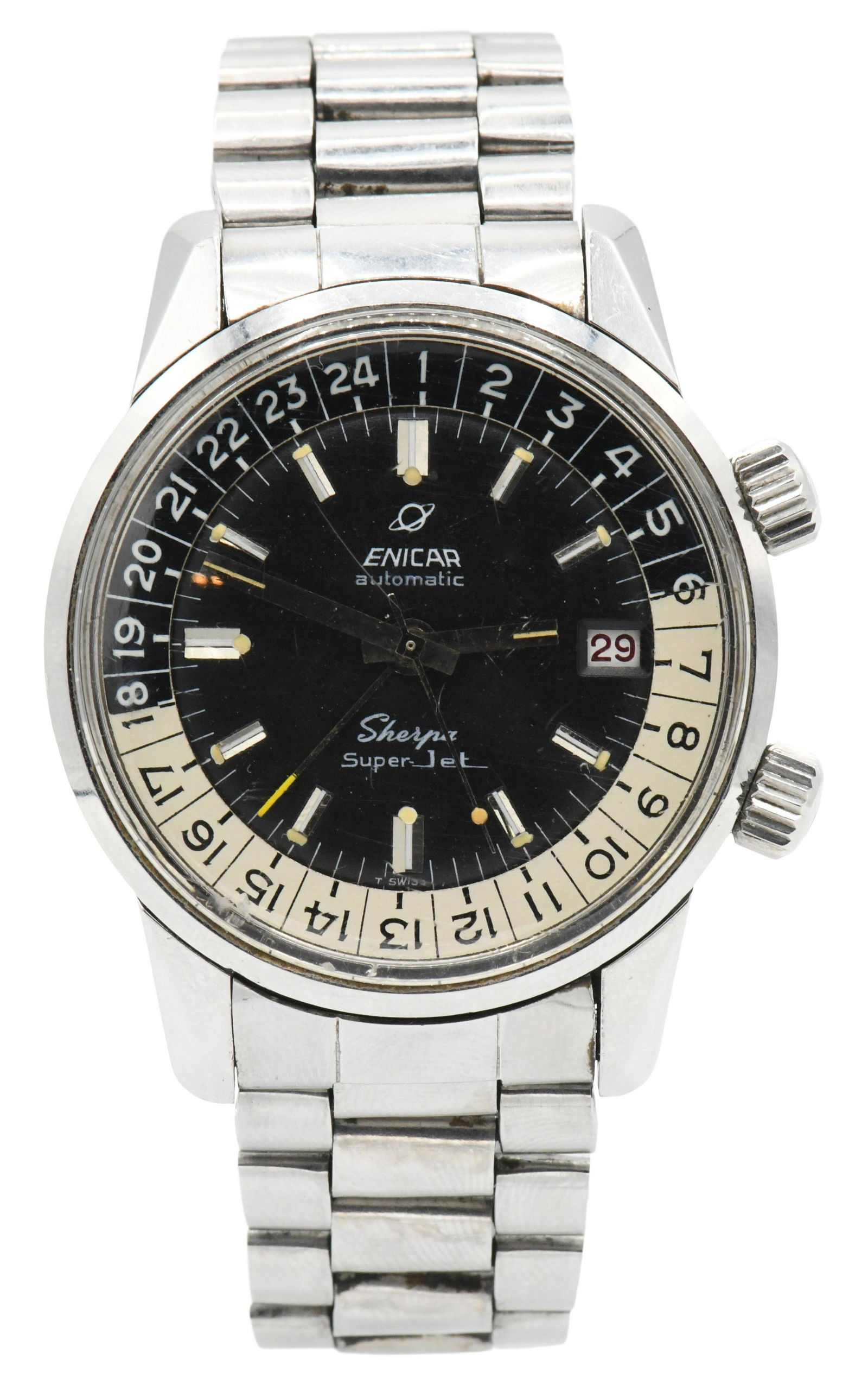 Enicar Sherpa Super Jet Wristwatch, Circa 1970 (1 of 3)