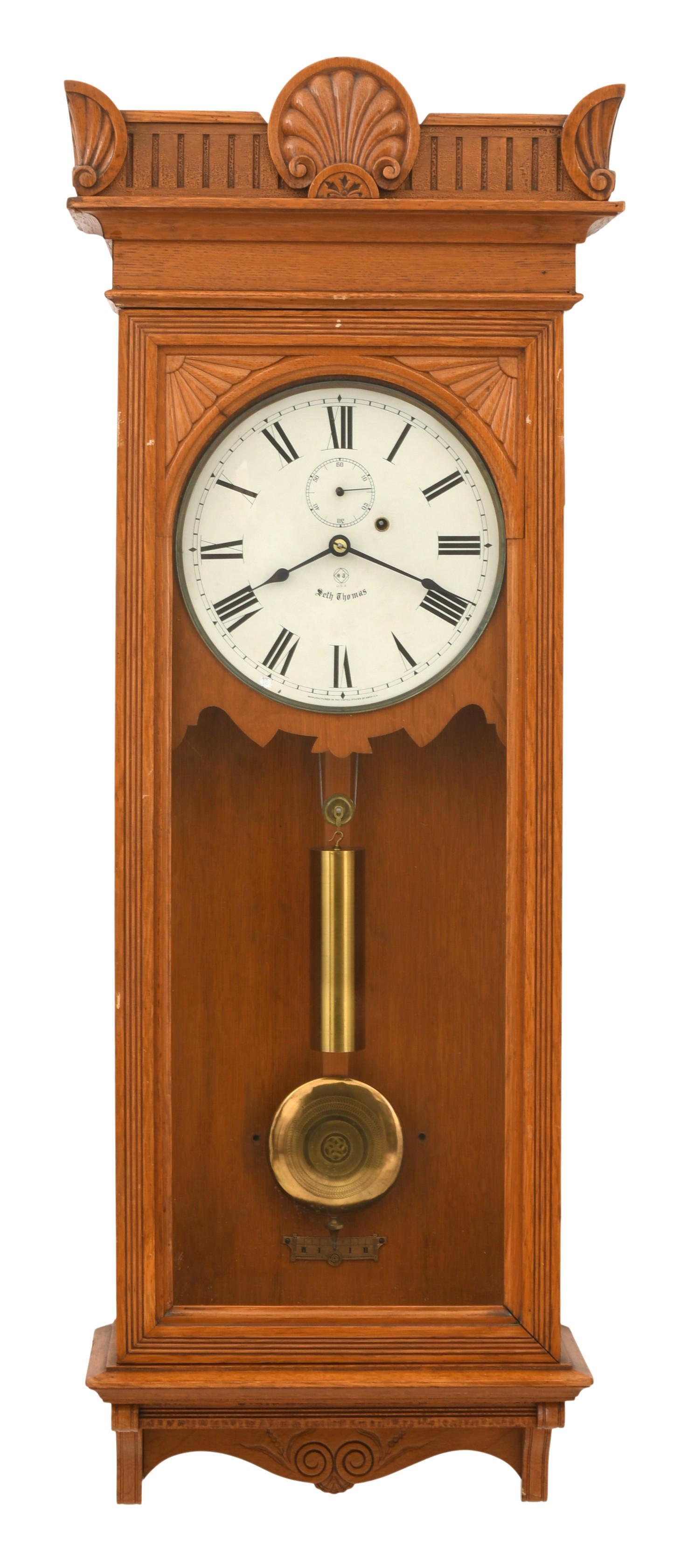 Seth Thomas "Regulator No. 9" Wall Clock (1 of 7)
