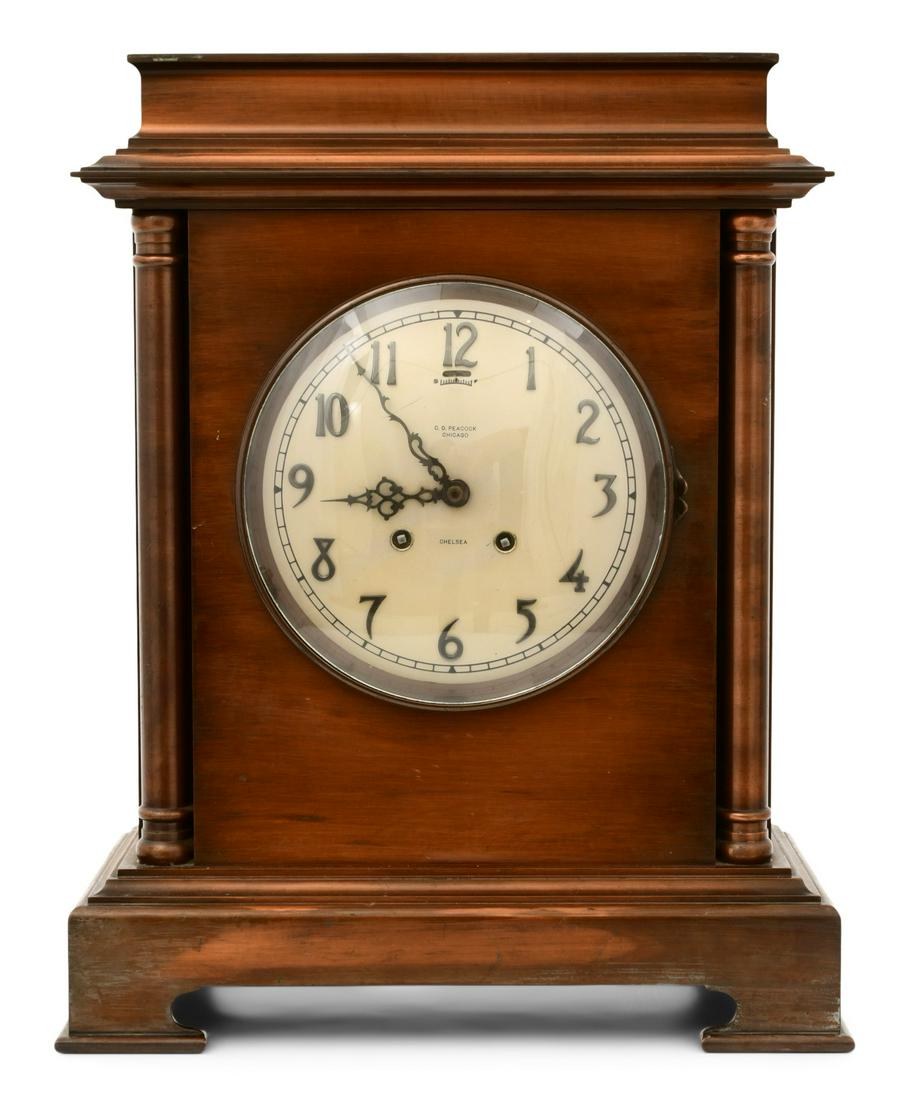 Chelsea Clock Co. "Empire No. 1" Mantel Clock, C.D. Peacock, Chicago (1 of 9)