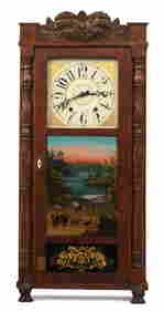 Elisha Hotchkiss Jr. Triple-Decker Shelf Clock (1 of 11)